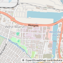 Map of Grimsby, North East Lincolnshire