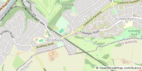 Map of Sheffield
