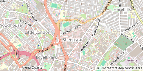 Map of Leeds