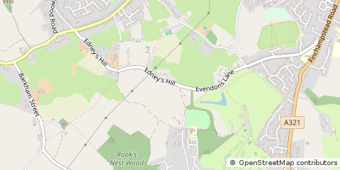 Map of Wokingham, Berkshire