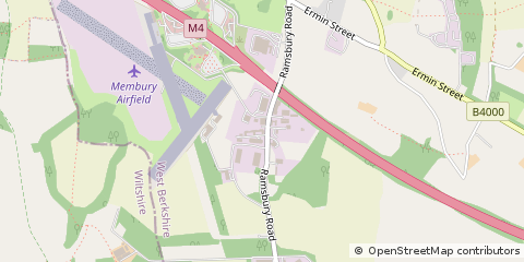 Map of Hungerford, Berkshire