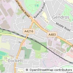 Map of Swansea