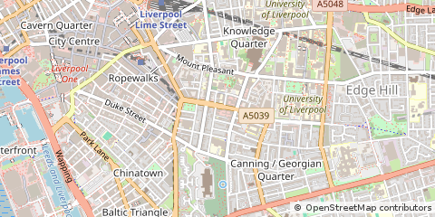 Map of Liverpool