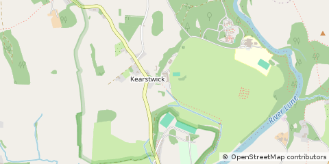 Map of Kirkby Lonsdale, Cumbria