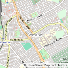 Map of South Shields, Tyne and Wear