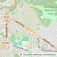 Map of Stockport, Greater Manchester