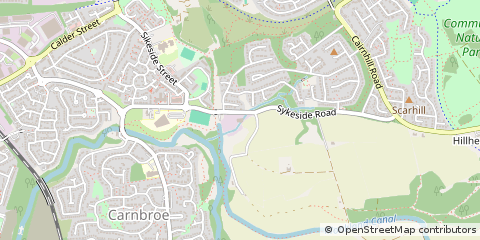 Map of Lanarkshire