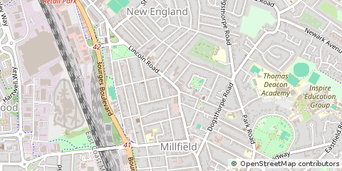 Map of Peterborough