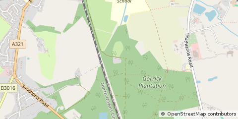 Map of Wokingham, Berkshire