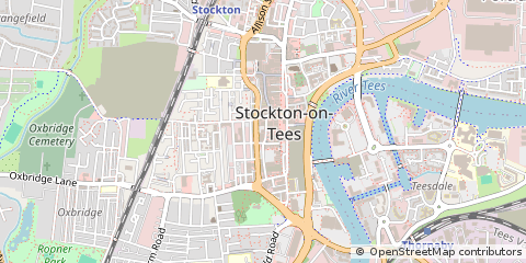 Map of Stockton on Tees