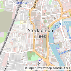 Map of Stockton on Tees
