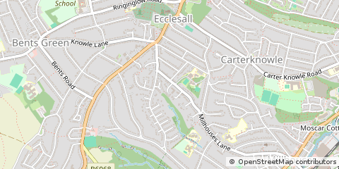 Map of Sheffield