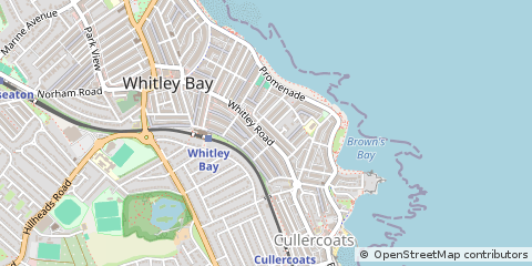 Map of Whitley BAY
