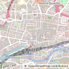 Map of Leeds, West Yorkshire