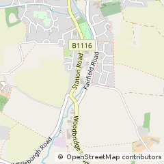 Map of Framlingham, Suffolk