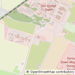 Map of Porton Down, Wiltshire