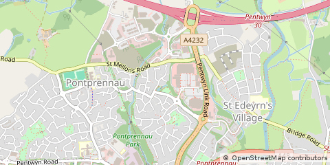 Map of Cardiff