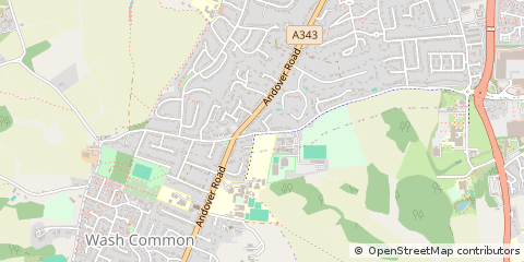 Map of Newbury, Berkshire