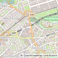 Map of Edinburgh
