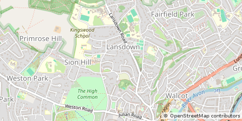 Map of Bath