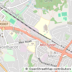Map of Stoke-on-Trent