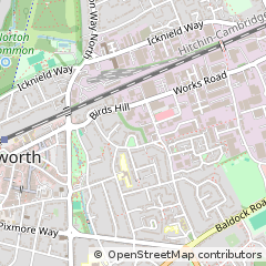 Map of Letchworth Garden City, Hertfordshire