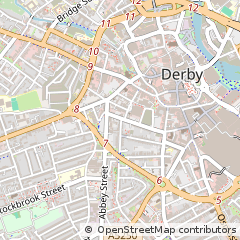 Map of Derby, Derbyshire