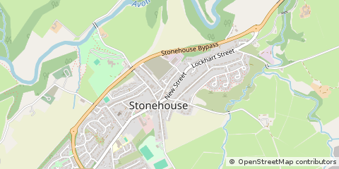 Map of Lanarkshire