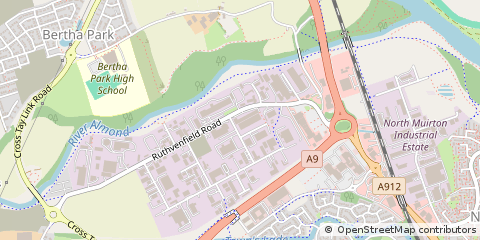 Map of Perth, Perth and Kinross