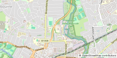 Map of Chelmsford, Essex