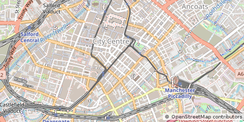 Map of Manchester