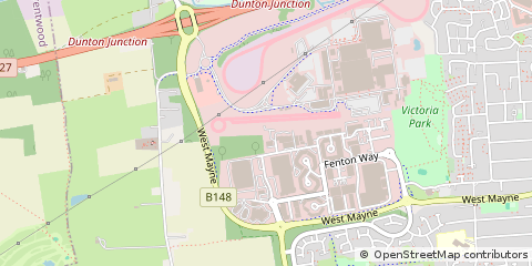 Map of Basildon, Essex