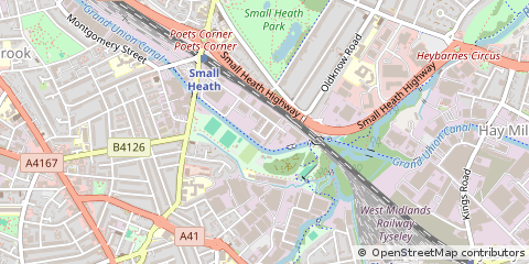Map of Birmingham
