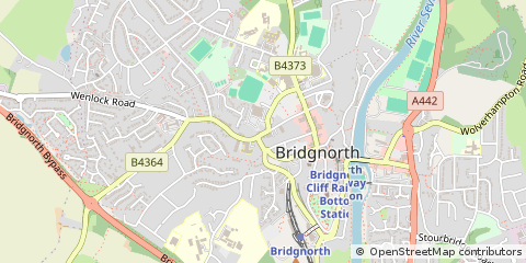 Map of Bridgnorth