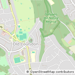 Map of Coulsdon, Surrey