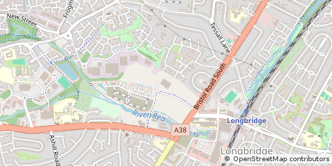 Map of Birmingham, West Midlands