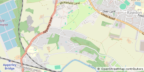 Map of Leeds, West Yorkshire