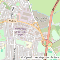Map of Borehamwood