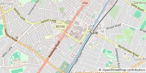 Map of Sale, Cheshire