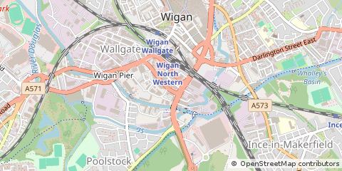 Map of Wigan