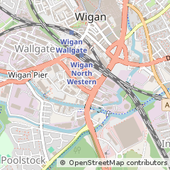 Map of Wigan
