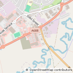 Map of Bishop Auckland, CO. Durham