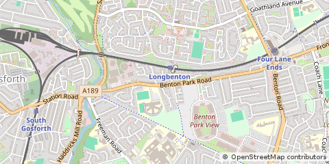 Map of Newcastle Upon Tyne
