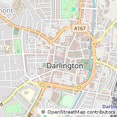 Map of Darlington