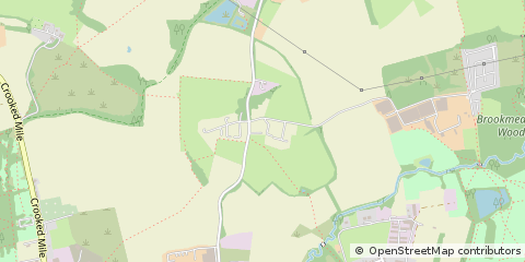 Map of Waltham Abbey