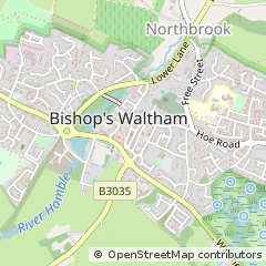 Map of Southampton, Hampshire