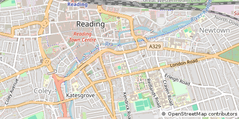Map of Reading