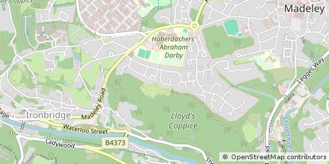 Map of Telford, Shropshire