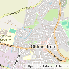 Map of Oldmeldrum, Grampian