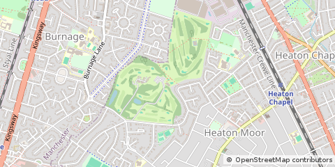Map of Stockport, Cheshire